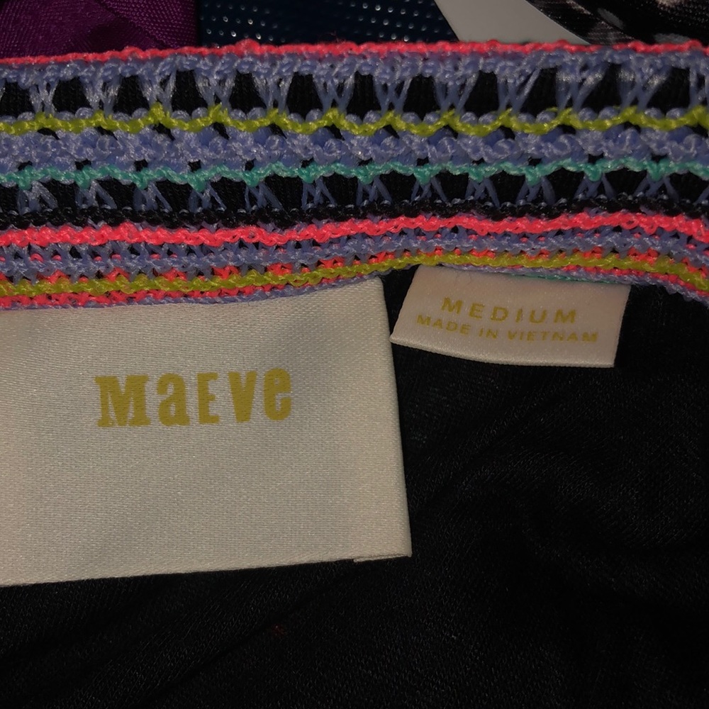 🛍ANTHROPOLOGIE🛍MAEVE SPECTRAL STRIP SKIRT🛍 - Picture 8 of 8